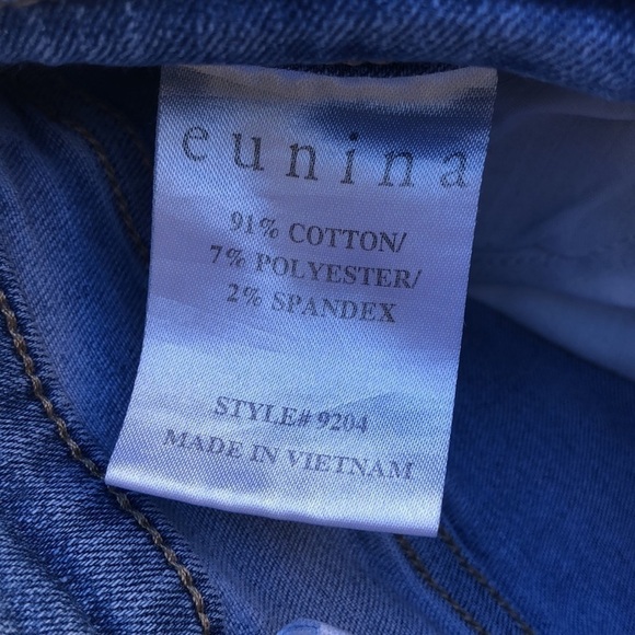 EUNINA LOW RISE DISTRESSED SKINNY ANKLE JEANS | SIZE 7 - Picture 5 of 7